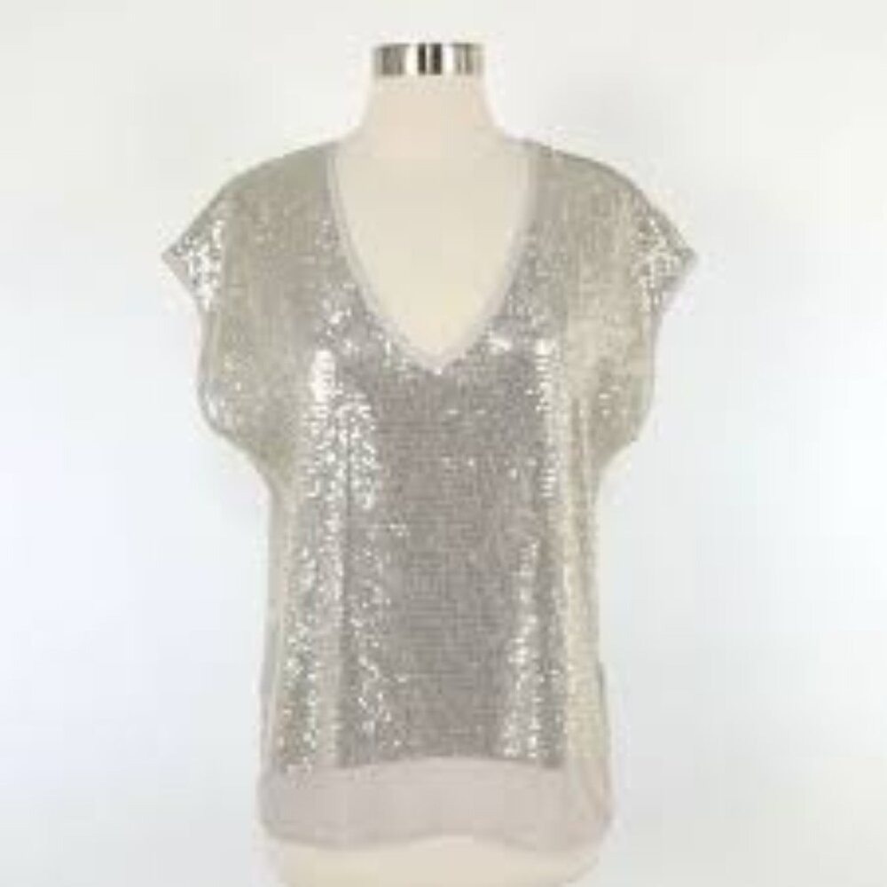 Velvet by Graham & Spenser Sequin top